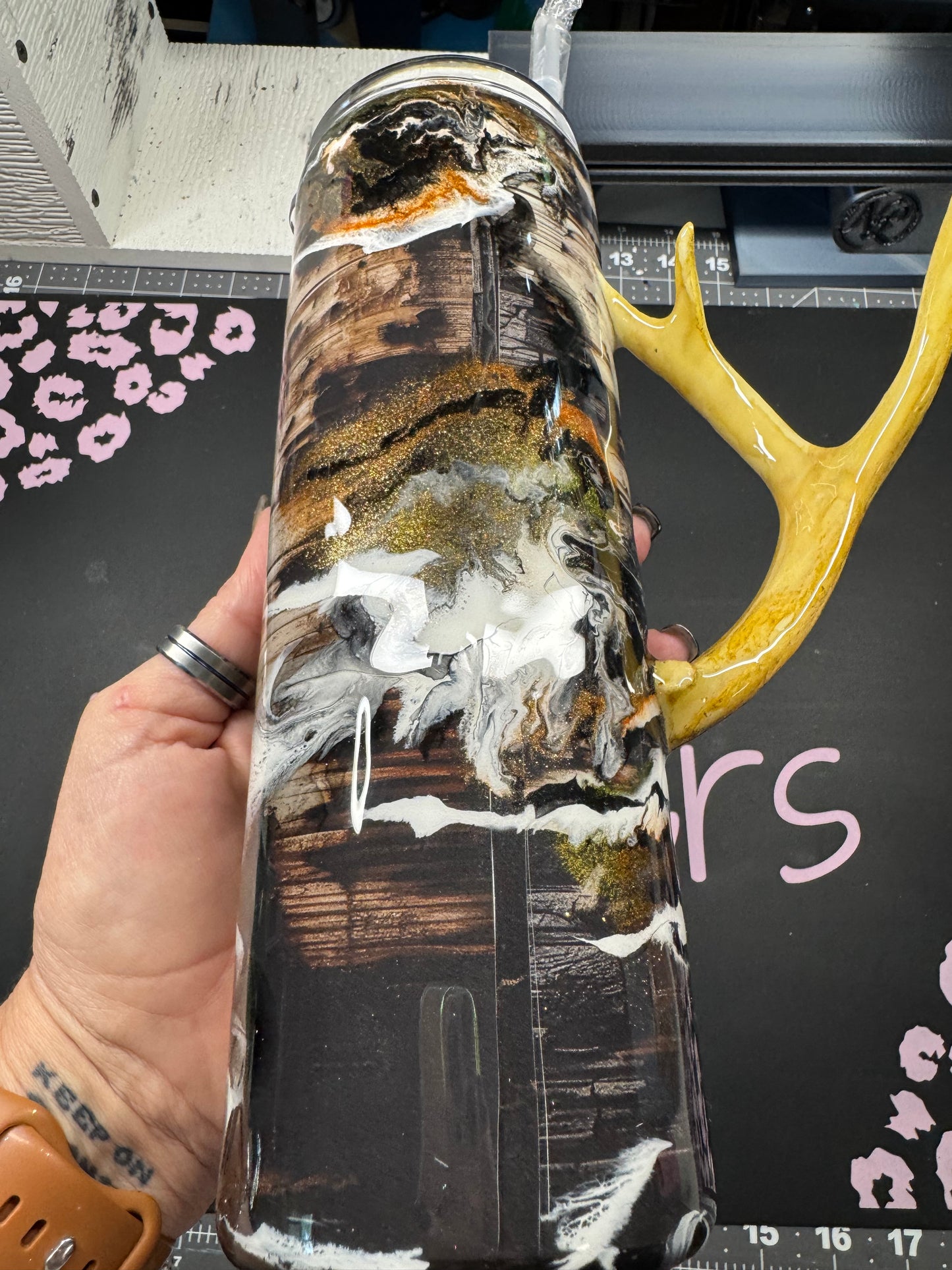 RTS 30oz with antler handle
