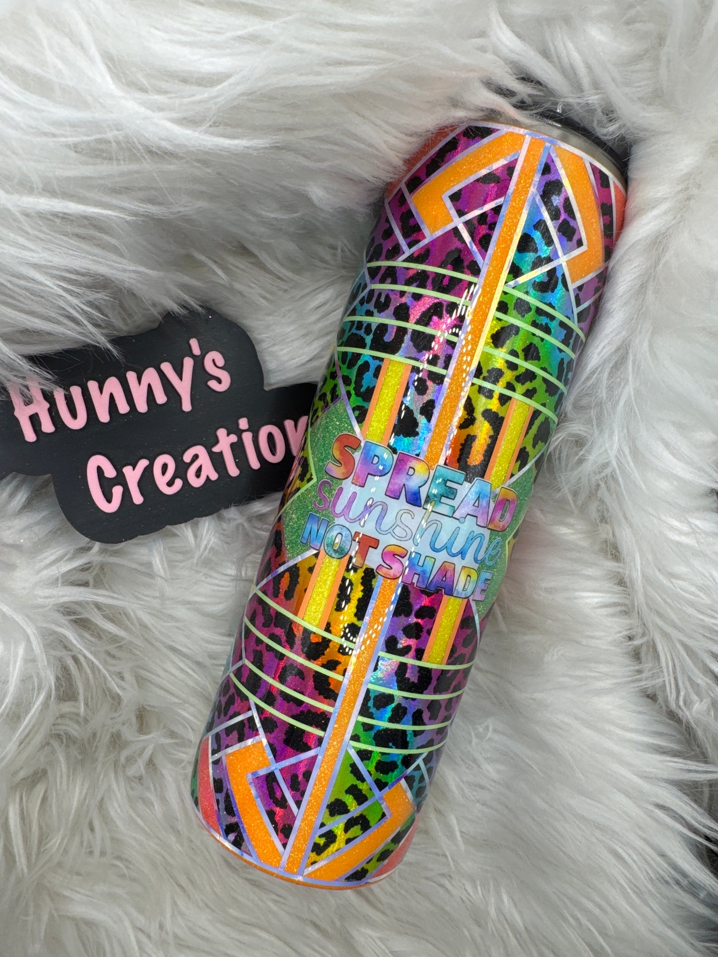 RTS 30oz tumbler “crispy and tipsy” “spread sunshine not shade”