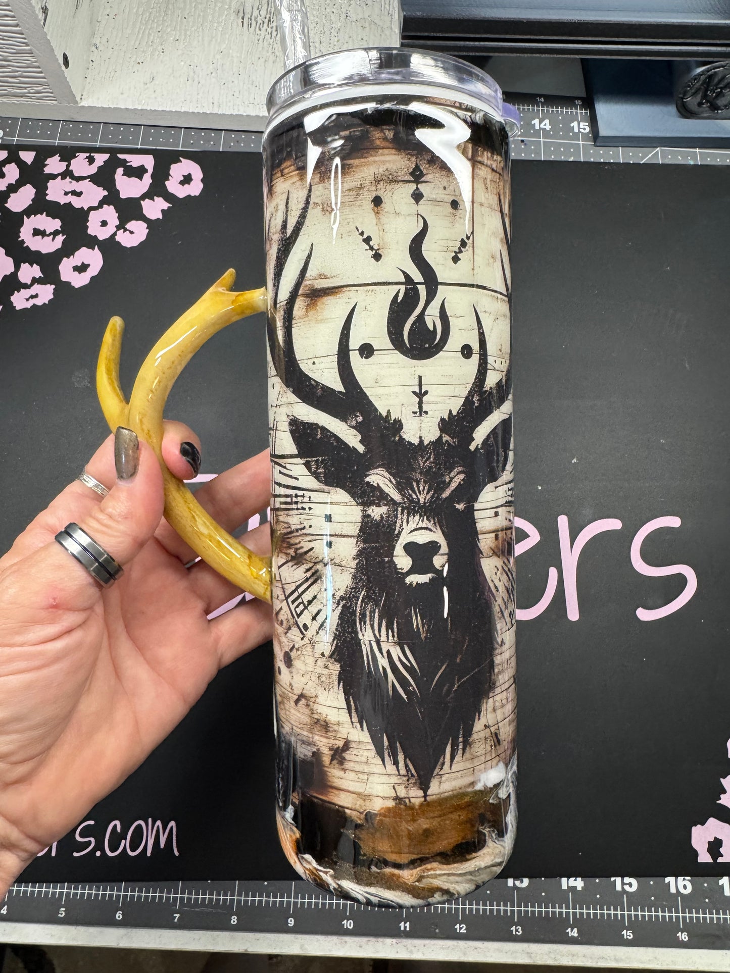 RTS 30oz with antler handle