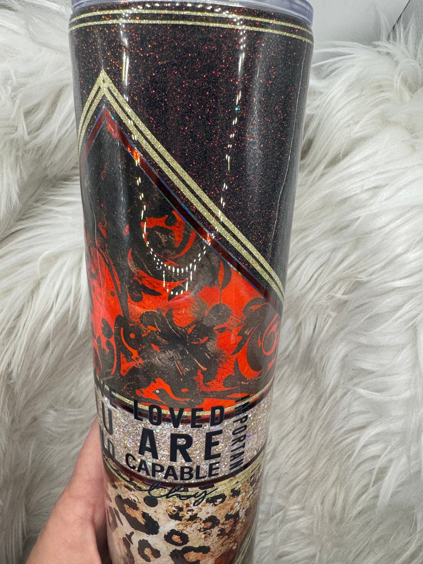 RTS 32OZ INSPIRATIONAL LEOPARD