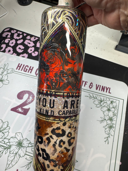 RTS 32OZ INSPIRATIONAL LEOPARD