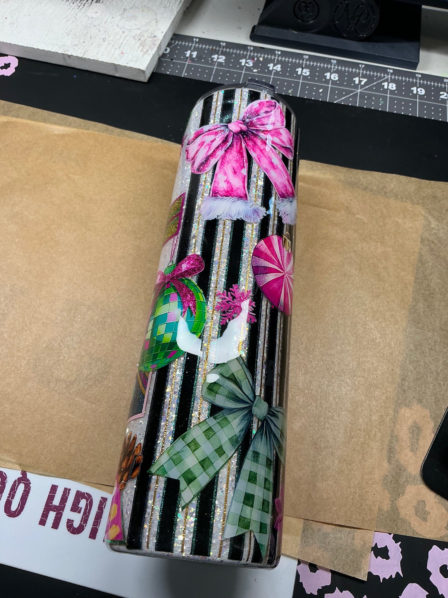 RTS 32oz tipsy Christmas