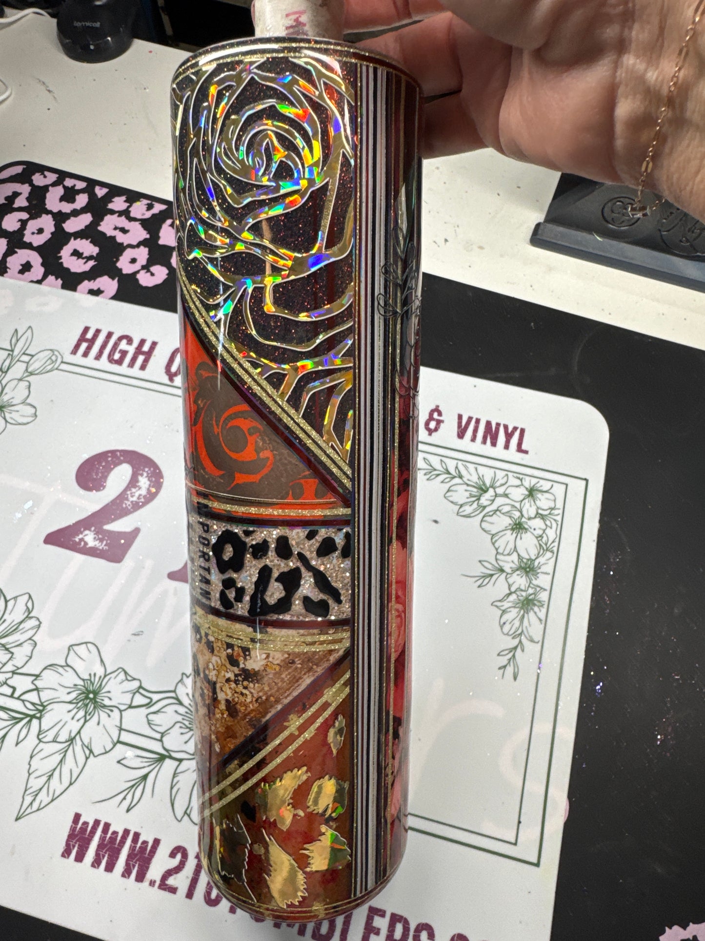 RTS 32OZ INSPIRATIONAL LEOPARD