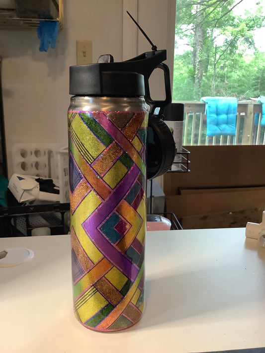 RTS 25oz Duo hydro bottle (2 lids) mixed medias