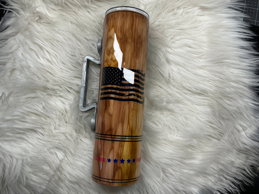 32oz wrench handle with tools and wood grain