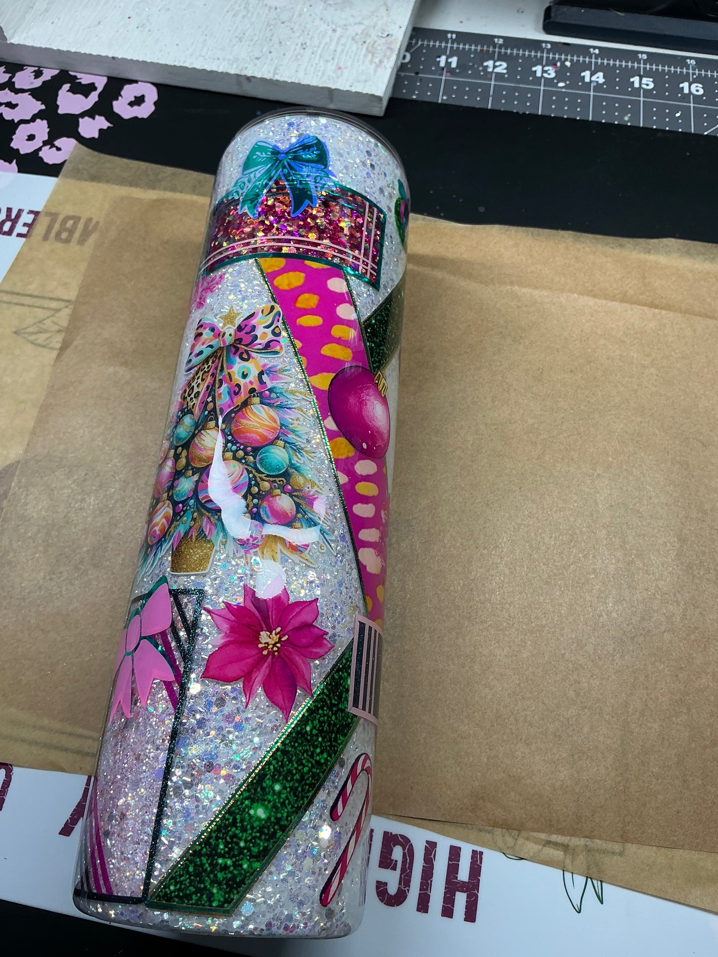 RTS 32oz tipsy Christmas